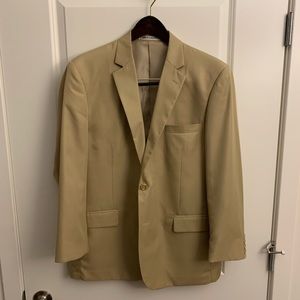 Tan suit jacket